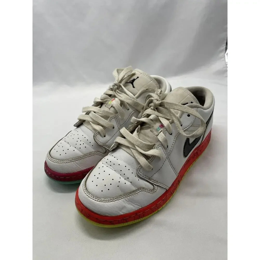 2020 AIR JORDAN 1‎ LOW RETRO (UNISEX GS KIDS) 'MULTICOLOR' CV9548-100 SZ 6Y